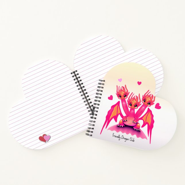 Carnet Dragons roses (Intérieur)