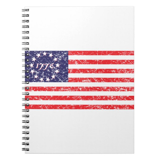 Carnet Drapeau 1776 (Devant)