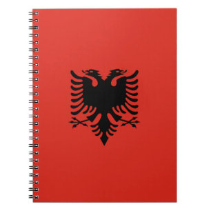 Carnet Drapeau albanais