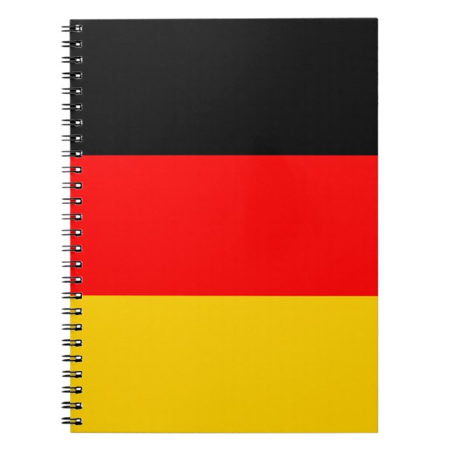 Carnet Drapeau Allemagne (Devant)