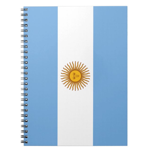 Carnet Drapeau Argentine (Devant)