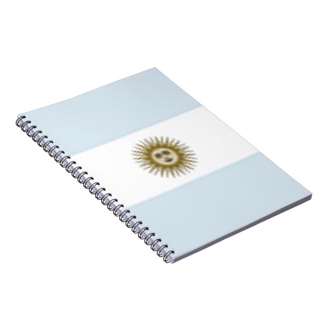 Carnet Drapeau Argentine (Côté Droit)