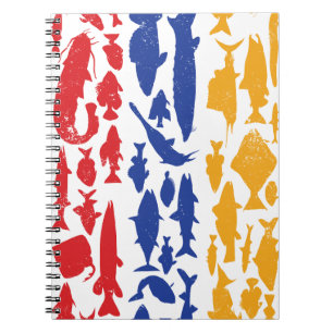 Carnet Drapeau arménien fait de poisson - Design de pêche