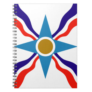Carnet Drapeau assyrien - Portable Spiral Ata d'Ator