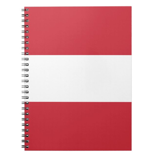 Carnet Drapeau autrichien (Devant)