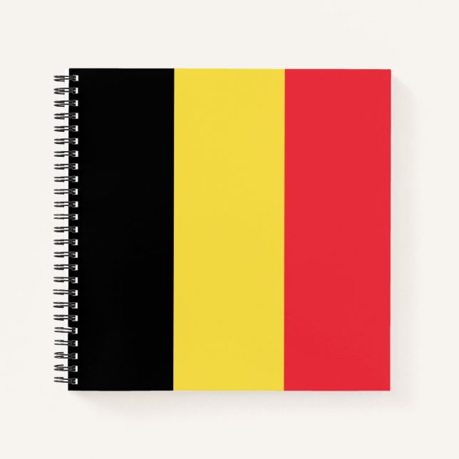 Carnet Drapeau Belgique (Devant)