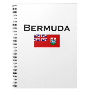 Carnet Drapeau Bermudes Couleur claire