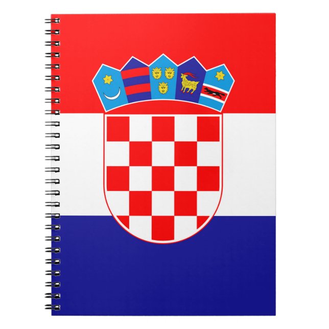 Carnet Drapeau Croatie (Devant)