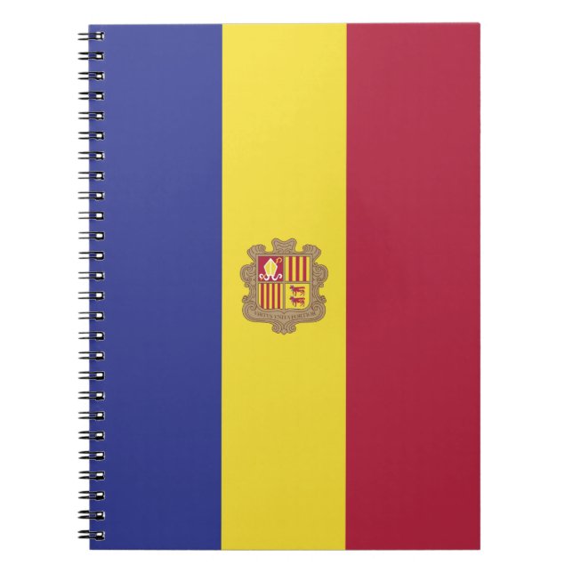Carnet drapeau d'Andorre (Devant)