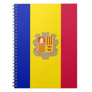 Carnet Drapeau d'Andorre patriotique
