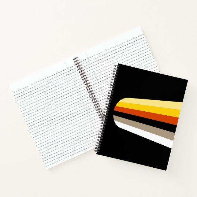Carnet Drapeau de fierté des cheveux longs (Intérieur)