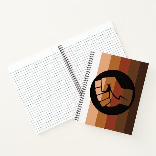 Carnet Drapeau de fierté POC (Intérieur)