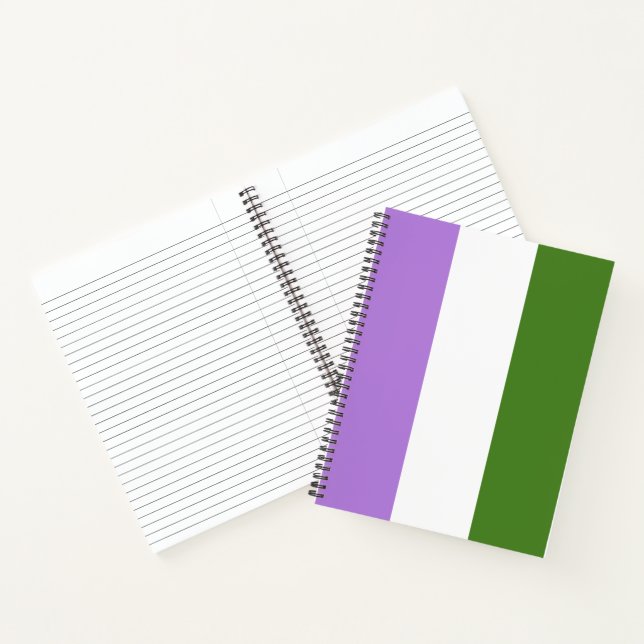 Carnet Drapeau de fierté queer (Intérieur)