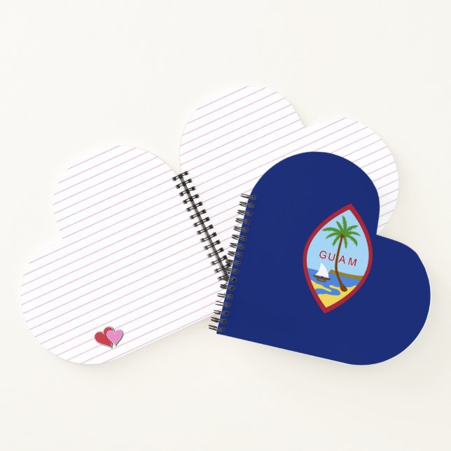 Carnet Drapeau de Guam (Intérieur)
