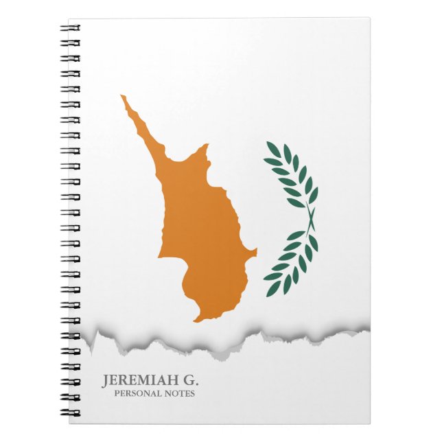 Carnet Drapeau de la Chypre (Devant)