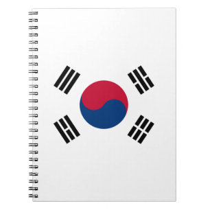 Carnet Drapeau de la Corée du Sud