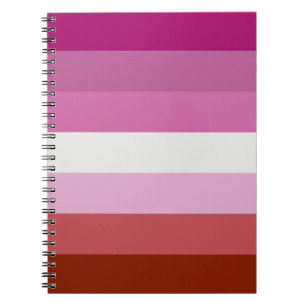 Carnet Drapeau de la fierté lesbienne