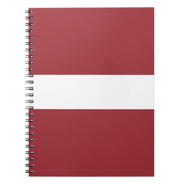 Carnet Drapeau de la Lettonie (Devant)