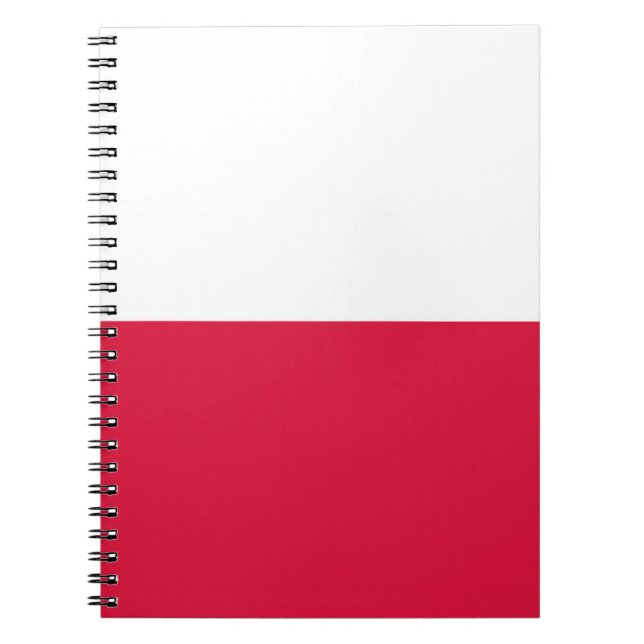 Carnet Drapeau de la Pologne (Devant)