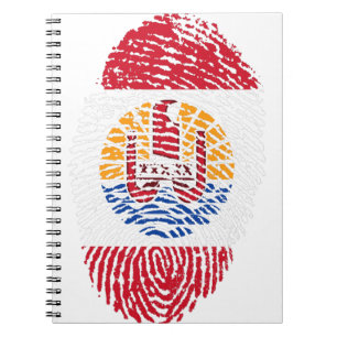 Carnet Drapeau de la Polynésie française
