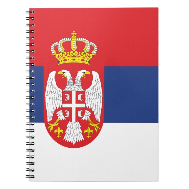 Carnet drapeau de la Serbie (Devant)