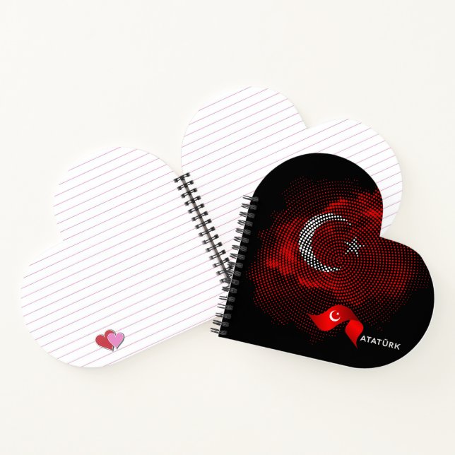 Carnet Drapeau de la Turquie (Intérieur)