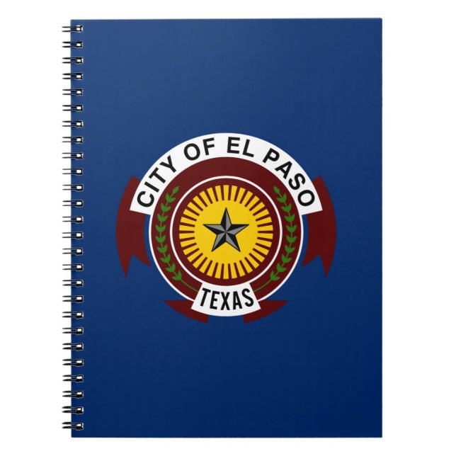 Carnet Drapeau de la ville d'El Paso (Texas) (Devant)