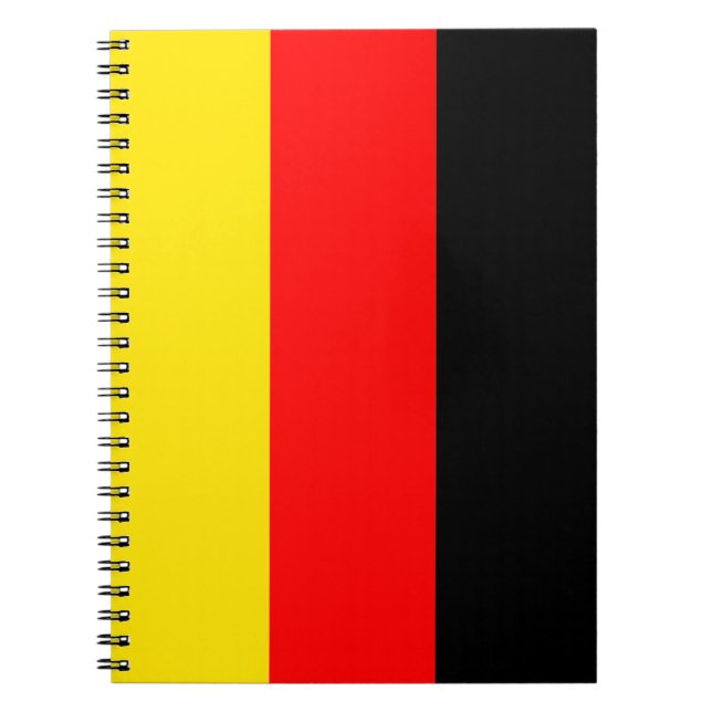 Carnet Drapeau de l'Allemagne (Devant)