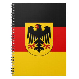 Carnet Drapeau de l'Allemagne - le Bundesdienstflagge