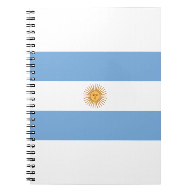 Carnet Drapeau de l'Argentine (Devant)