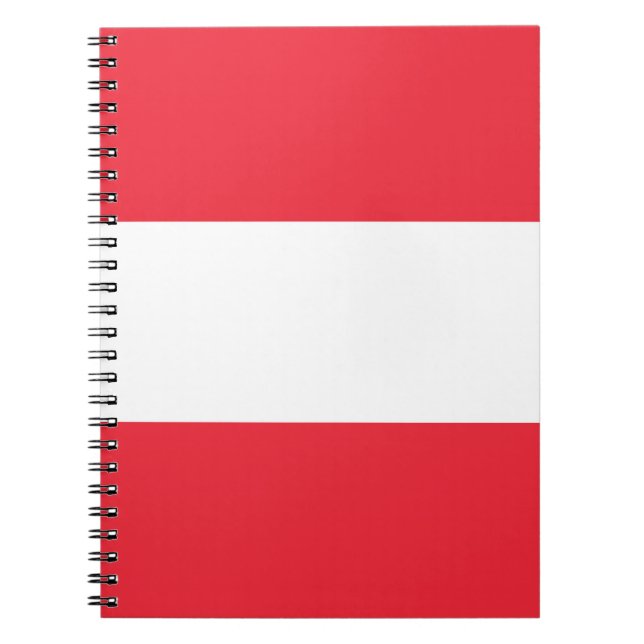 Carnet Drapeau de l'Autriche (Devant)