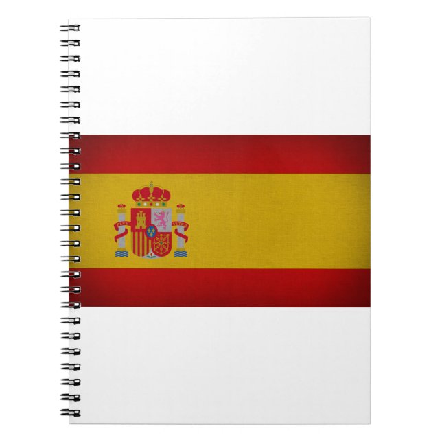 Carnet Drapeau de l'Espagne (Devant)
