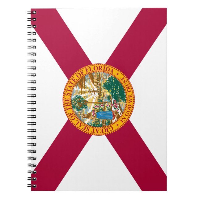 Carnet Drapeau de l'État de Floride (Devant)