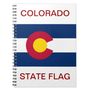 Carnet Drapeau de l'État du Colorado
