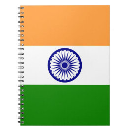 Carnet Drapeau de l'Inde