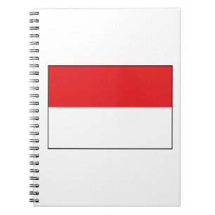 Carnet Drapeau de l'Indonésie