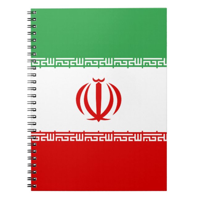 Carnet Drapeau de l'Iran (Devant)