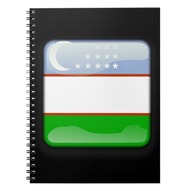 Carnet Drapeau de l'Ouzbékistan (Devant)