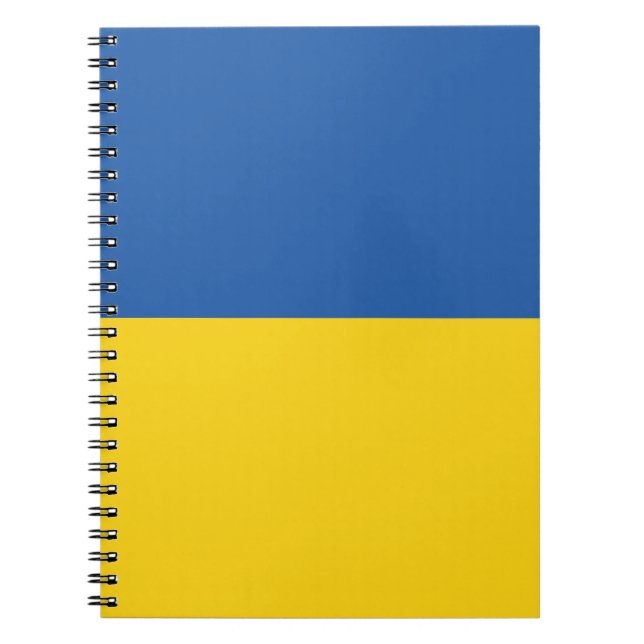 Carnet Drapeau de l'Ukraine (Devant)