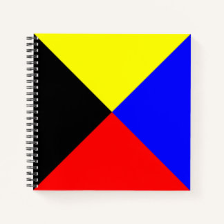 Carnet Drapeau de signalisation maritime Zulu ICS