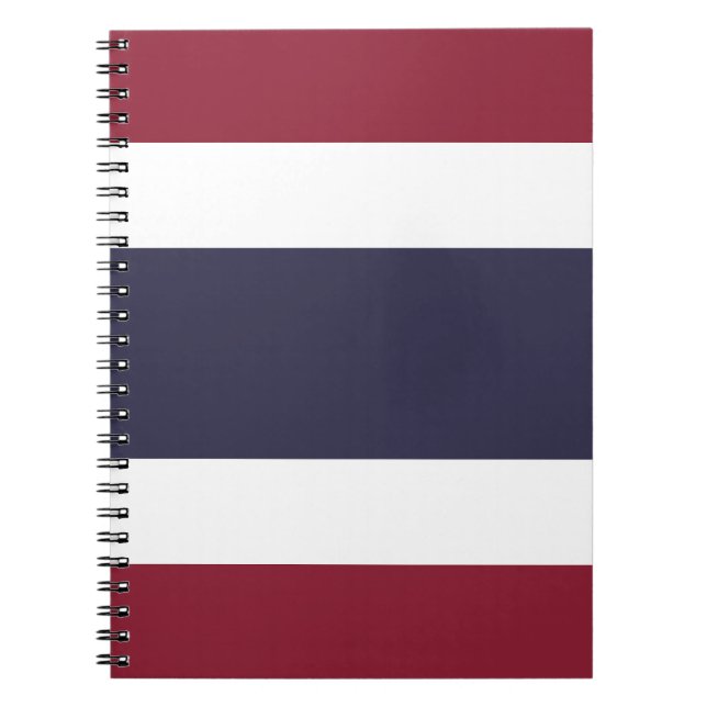 Carnet Drapeau de Thaïlande (Devant)