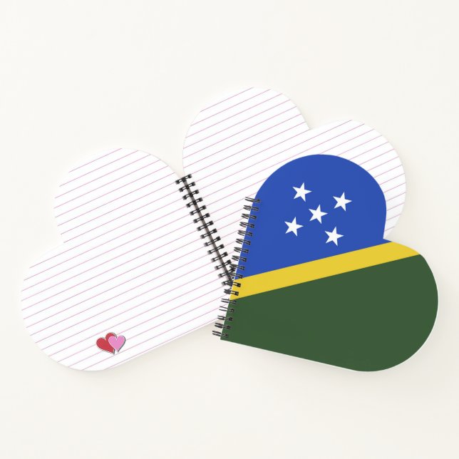 Carnet Drapeau des Îles Salomon (Intérieur)