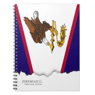 Carnet Drapeau des Samoa américaines