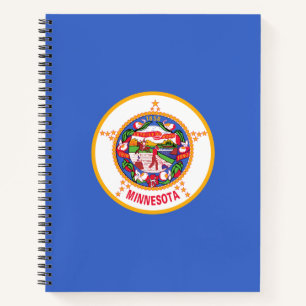 Carnet Drapeau d'État du Minnesota