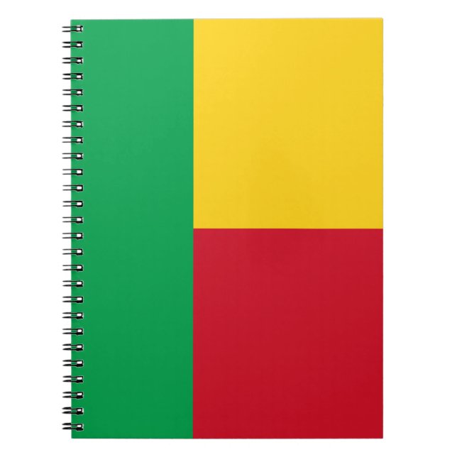 Carnet Drapeau du Bénin (Devant)
