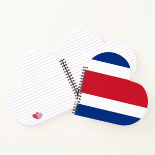 Carnet Drapeau du Costa Rica