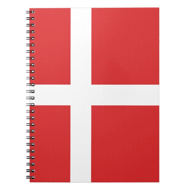 Carnet Drapeau du Danemark (Devant)