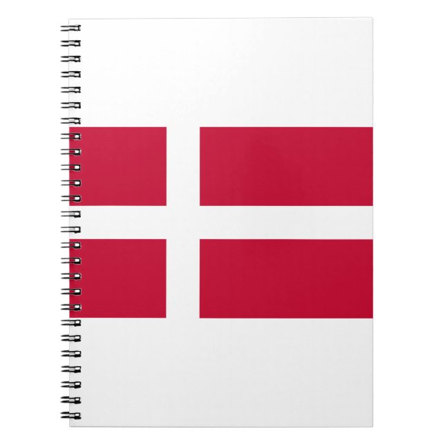 Carnet Drapeau du Danemark (Devant)