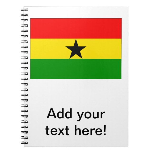 Carnet Drapeau du Ghana (Devant)