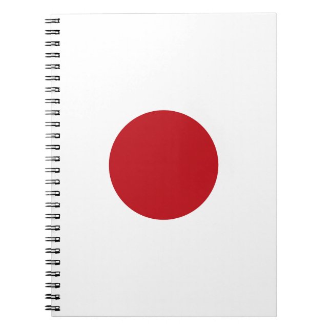 Carnet Drapeau du Japon (Devant)